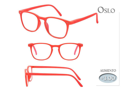 Gafas Lectura Oslo Naranjas 3,00 Aumento
