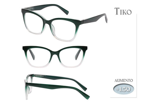 Gafas Lectura Tiko Verdes 1,50 Aumento