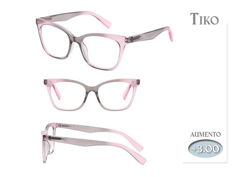 Gafas Lectura Tiko Rosas 3,00 Aumento