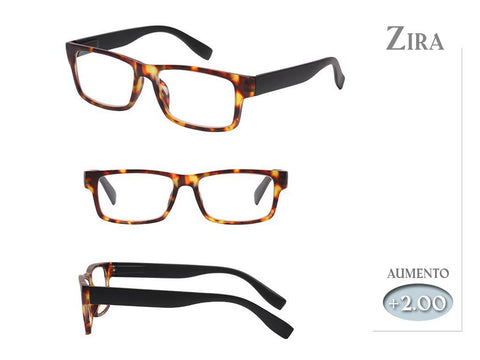Ulleres Lectura Zyra Marrons 2,00 Augment