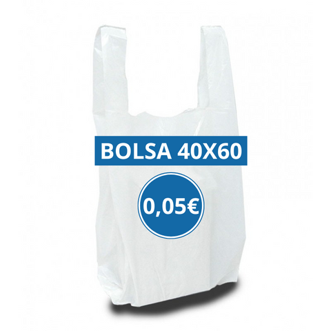 Bolsas 200uds 40x60cm Plástico