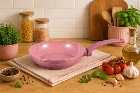 Sartén 28cm Aluminio Forjado Royalty Line Rosa