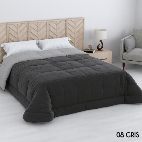Edredón Reversible cama 135cm 400GSM Bicolor Roomers (235x270cm)
