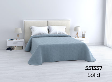 Colcha de Verano Azul Ecobuti cama 150cm Home Secret 250x260cm