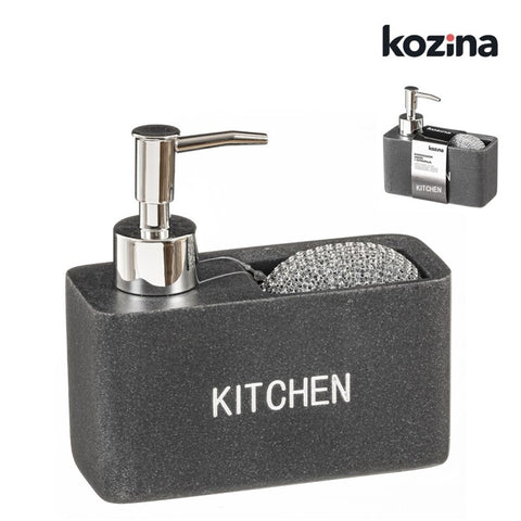 Dispensador de Cocina Kitchen + Estropajero Poliresina