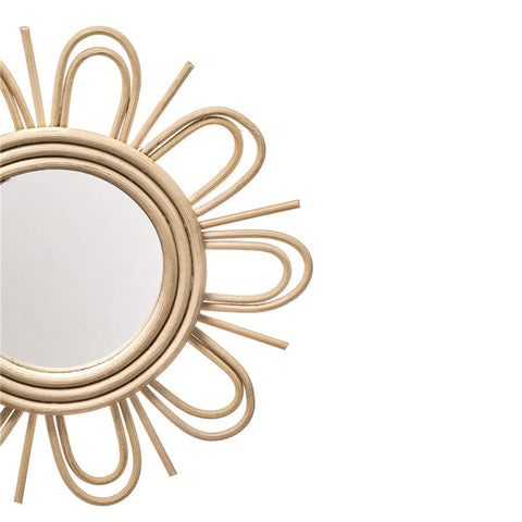 Set 3 Espejos de Pared Rattan Freya 3uds x 25cm