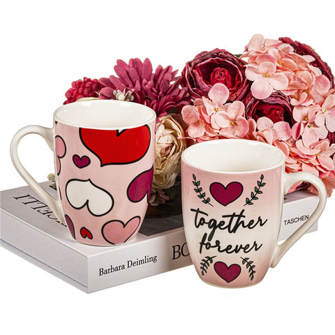 Set 6 Mugs San Valentín 350ml Corazon Together
