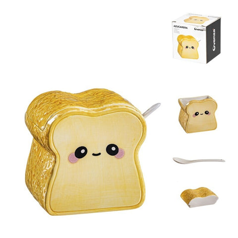 Azucarero con Cuchara Cerámica Breakfast