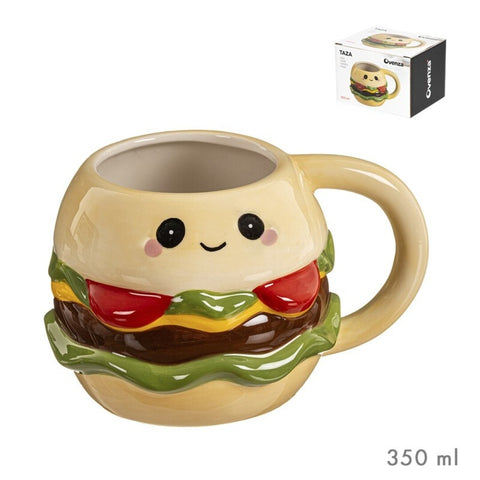 Mug Happy Burguer 350ml