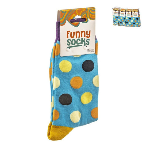 1 Par Calcetines Topitos Funny Socks
