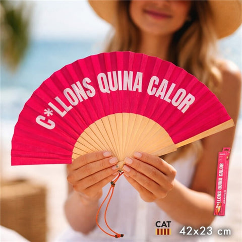 Abanico Original ''Collons Quina Calor'' 