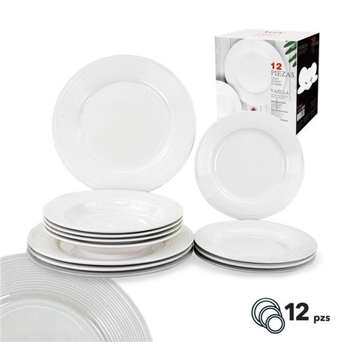 Vajilla 12 Piezas Porcelana Classic