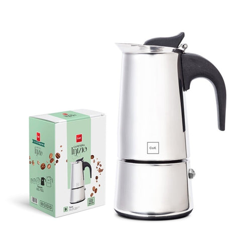 Cafetera Inducción 9 Tazas Inoxidable ''Inizio''