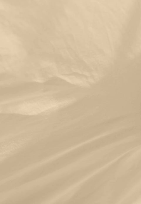 Sábana Bajera Beige Cama 150cm Ajustable Polycotton