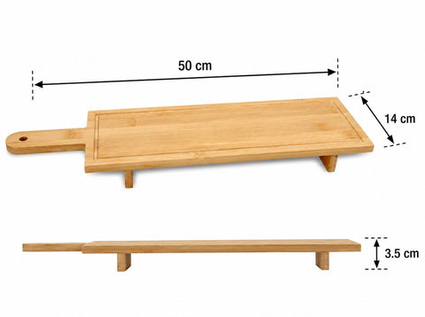 Tabla de Servir Bambú 50x14x3,5cm
