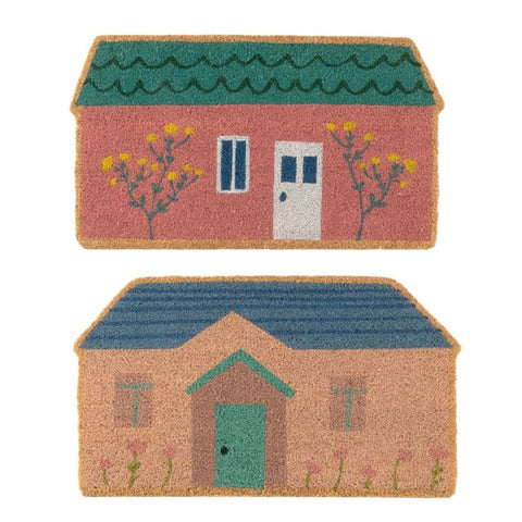 Felpudos Originales 40x70cm con Forma de Casita – 2 Modelos a Elegir🏡