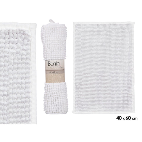 Alfombra de Baño Blanca 40x60cm