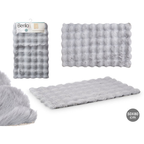 Alfombra de Baño Gris 50x80cm