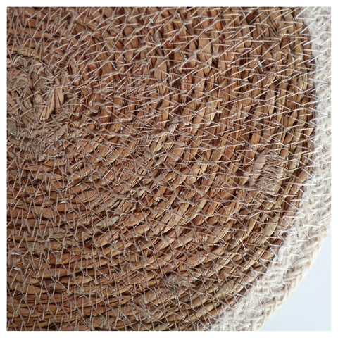 Salvamantel Redondo Fibra Natural 26cm