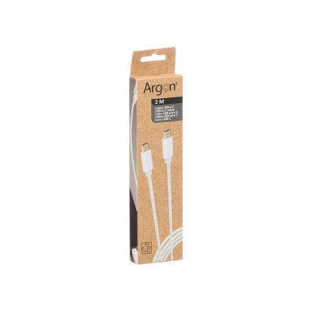 Cable C a C Blanco 2m