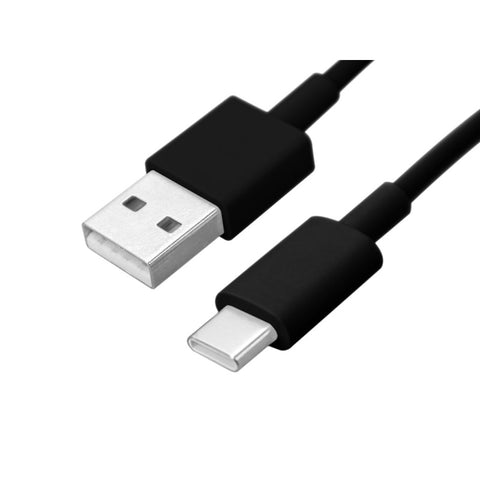 Cable USB a C Negro 2m
