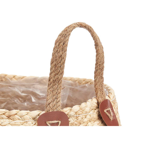 Cesto Plegable Asas Esparto Mixto 30cm