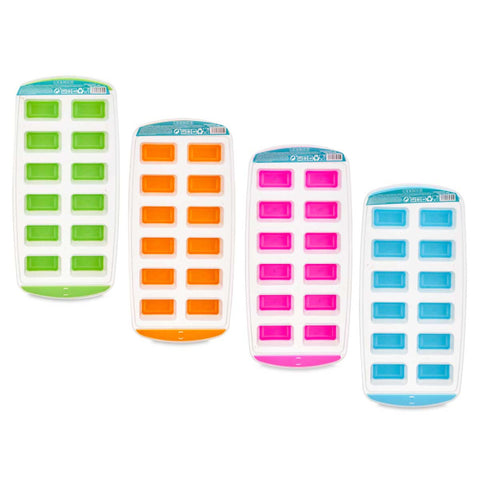 Cubitera de Plástico Rectangular colores surtidos
