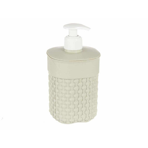 Dosificador de Baño Plástico 580ml Beige