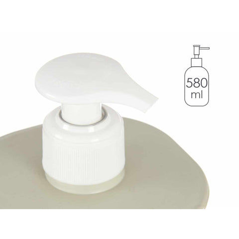 Dosificador de Baño Plástico 580ml Beige