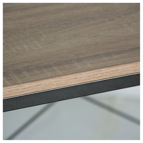 Escritorio Borgo Hierro y Madera 120x60x70cm