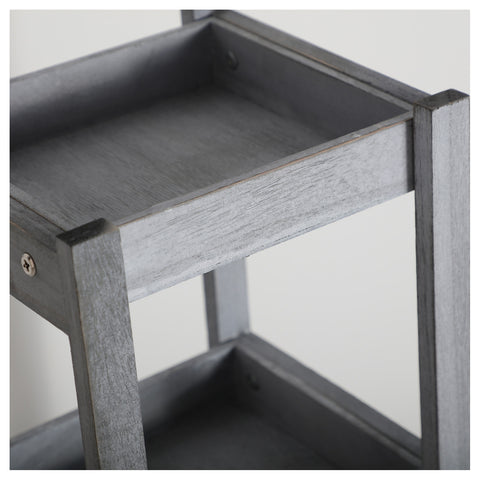 Estanteria Madera Glem Gris 4 Baldas 26x24x86cm