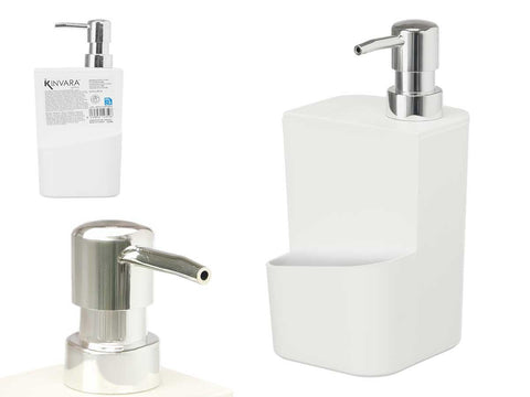 Dispensador Soporte Esponja Blanco 650ml