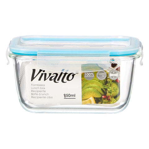 Fiambrera Borosilicato 850ml Hermética 