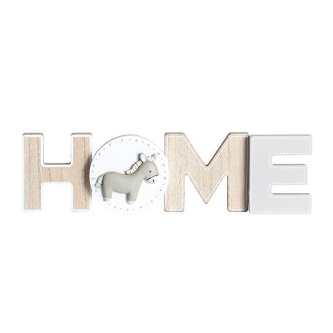 Figura Decorativa HOME 31x3x8cm