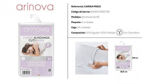 Funda Almohada 90cm Carina marca Arinova