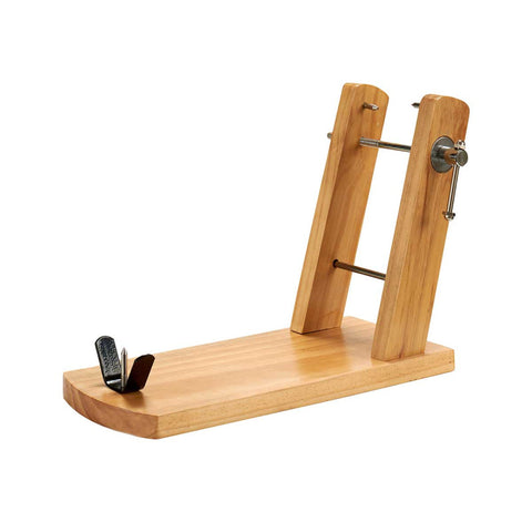Jamonero Doble Brazo Natural Madera Pino