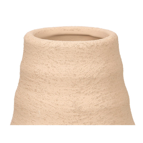 Jarrón Sahara Botella Rayas Tierra 36cm
