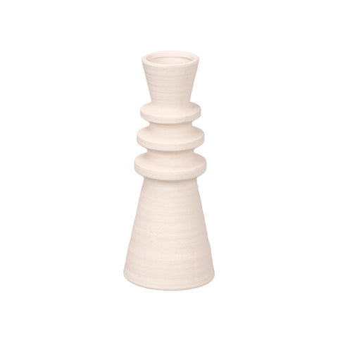 Jarrón Sahara Moderno Blanco 38cm