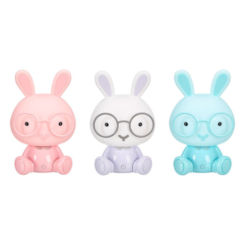 Lámpara Infantil Quitamiedos Conejo surtido 3 colores
