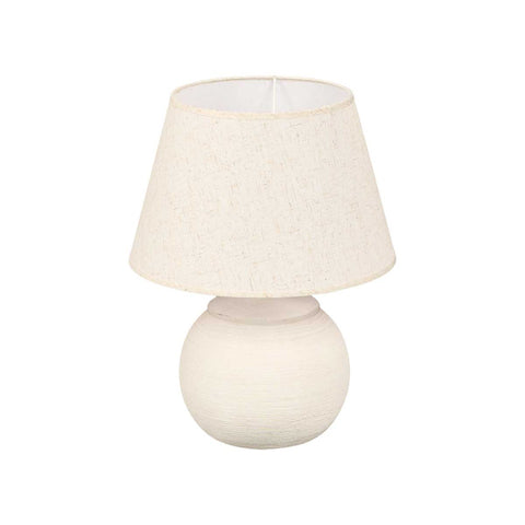 Lámpara Rayas Blanca 39cm