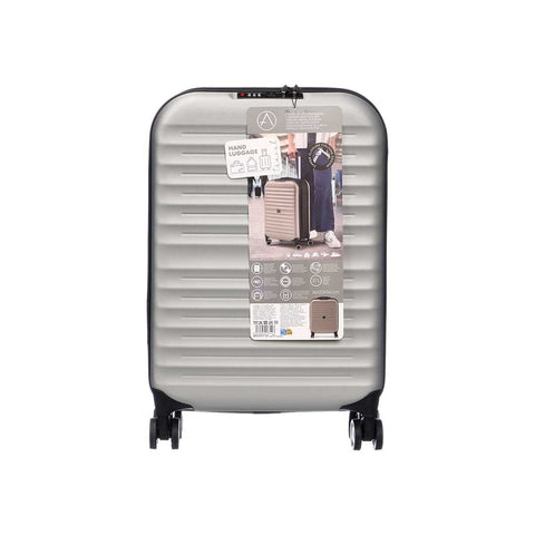 Maleta Plegable Candado 37L Plata