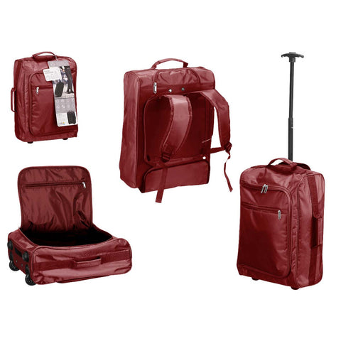 Mochila Trolley de Cabina Granate