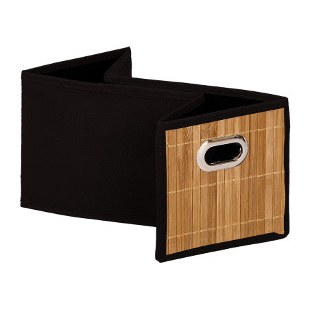 Organizador Rectangular Bambu Negro