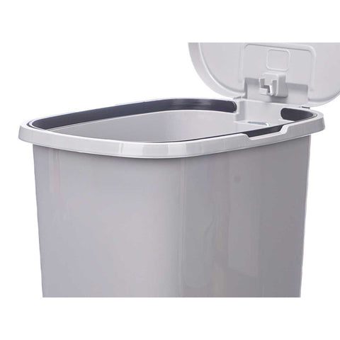 Papelera 10 Litros Pedal Gris
