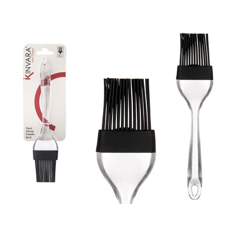 Pincel Silicona Cocina Transparente Negro