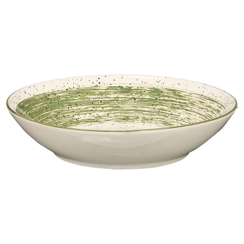 Plato Hondo Patinado Verde 20,5cm