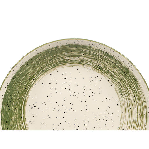 Plato Hondo Patinado Verde 20,5cm