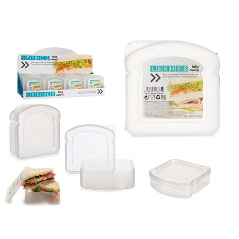 Portasandwich Plástico Transparente 410ml