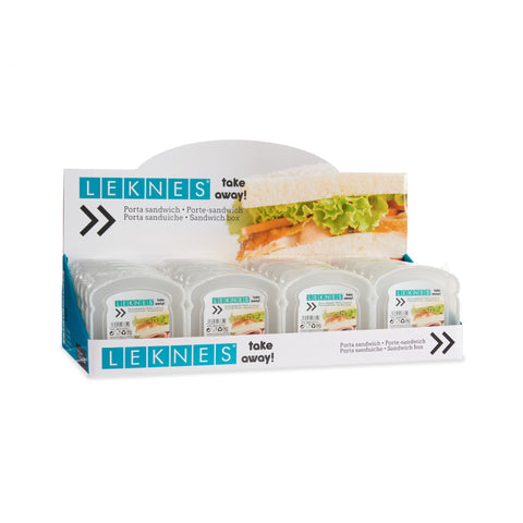 Portasandwich Plástico Transparente 410ml