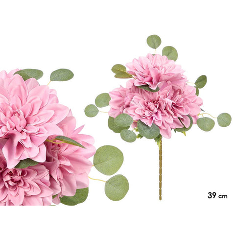 Ramo 5 Flores Abiertas Rosas 39cm